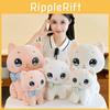 Cat Bowknot Plush Toy Cartoon Stuffed Animal Doll Room Decoration Gift Kids