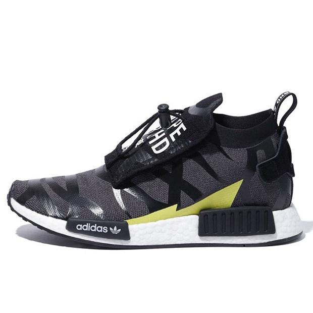 adidas x A Bathing Ape x Neighborhood NMD_TS1 PK Stealth Men s EE9702 EU 40