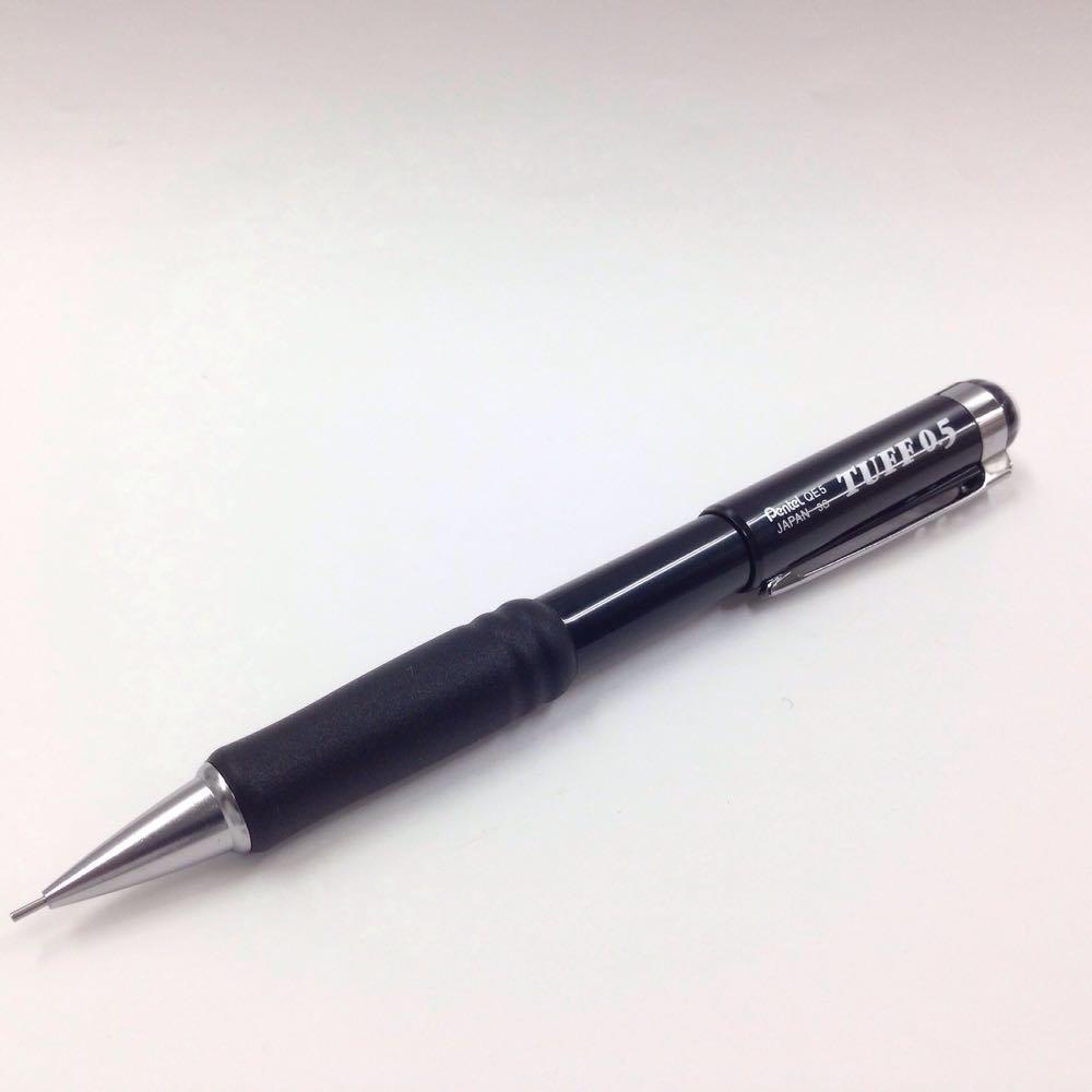 Pentel mechanical pencil tough XQE5-A black axis 0.5 5 pieces