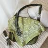Cashew Print Nylon Canvas Lazy Wind Large Capacity Shoulder Messenger Bag Literary And Casual Tote Bag