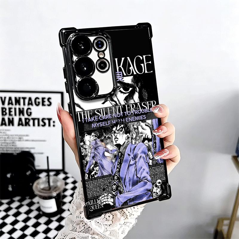 Custodia per Telefono Morbida Cool JoJo Adventure Per Samsung Galaxy S26 Ultra S25 Edge S24 FE S23 Plus S22 S21 + S20 Placcatura Anti-Caduta Fundas