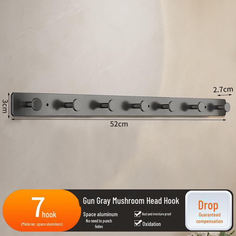 Punch-Free Strong Adhesive Wall Hooks for Kitchen and Bathroom