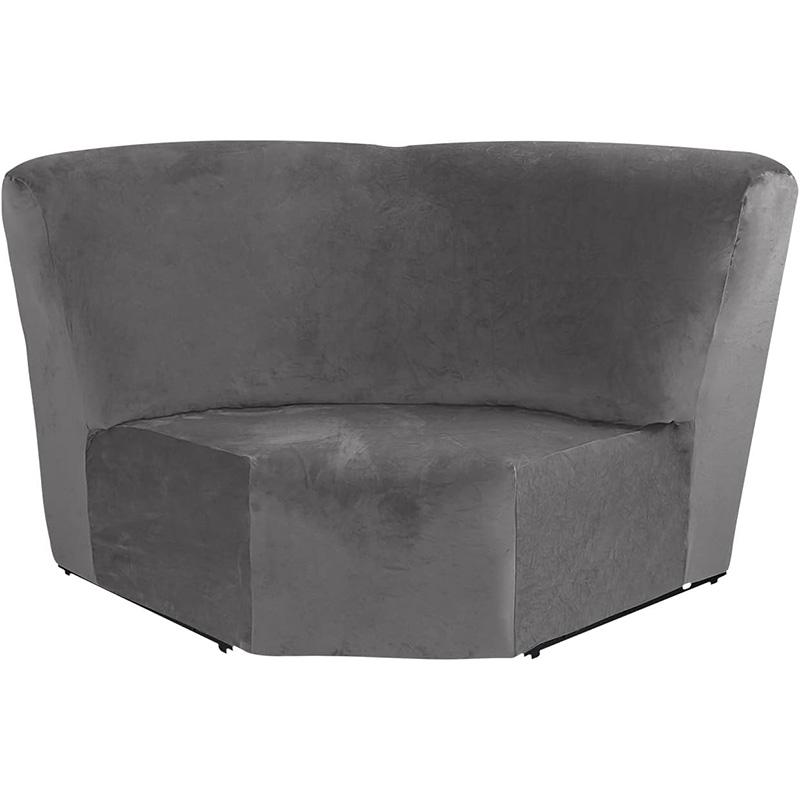 L-Form Samt Ecksofa Abdeckung Möbel Schutzbezug für Modul-Sofa mit Liegefunktion Zusätzlicher Sitz