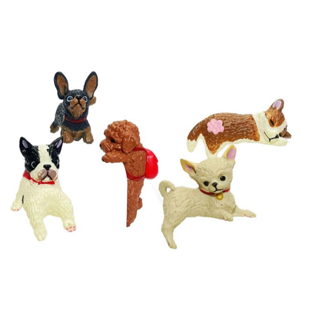 Cat Fingurine Computer Monitor Decor Mini Dog Kitty Screen and TV Decorations Personalized Car Accessories Mascot Crafts