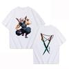 Hot Anime Uzui Tengen Graphic Short Sleeve T-shirts for Women Men Shirts Loose T-shirt Casual Summer T-shirts Plus Size Tops