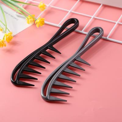 Spazzola Districante per Capelli Strumenti per lo Styling da Parrucchiere Spazzola Antistatica Pettine di Plastica a Denti Lari Pettine da Parrucchiere da Salone
