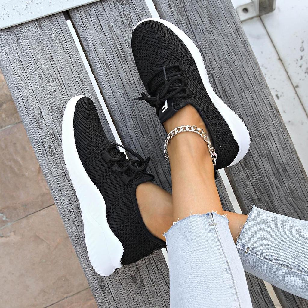 Women's Autumn Casual Mesh Running Shoes - Breathable, Soft Sole Flats