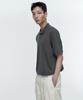 Musinsa Standard [Cooltandard] Relaxed Fit Pique Polo Shirt [Gunmetal]