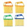 Window Blind Duster Cleaning Brush Non-Slip Handle 7 Finger Air Conditioner Vent Cleaning Scrubber Mini Blinds Washable Tool