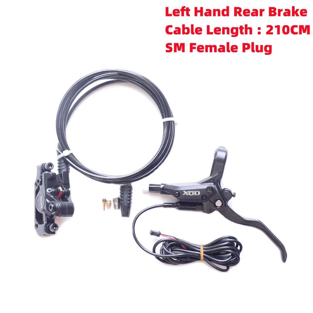 XOD Small Electric Bicycle with Oil Brake and SM Female Plug, Compatible with Split Electric Scooter and Lithium Battery