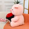 Valentine's Day Bouquet Piggy Plush Toy Wedding Throwing Confession Doll Girl Birthday Gift Pressing Doll