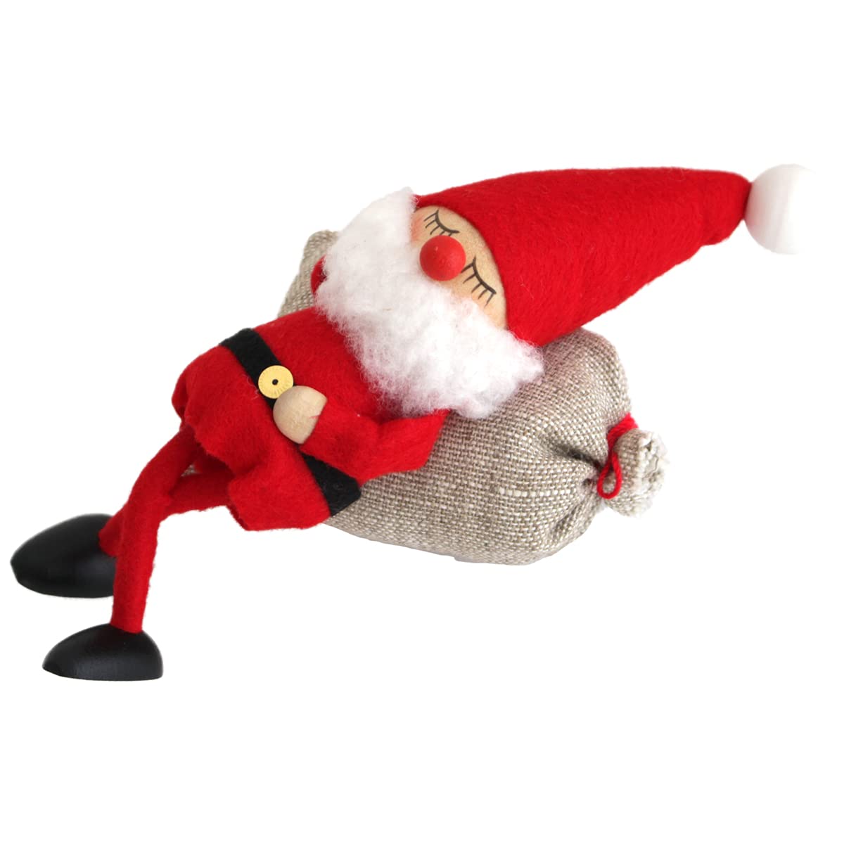 

NORDIKA nisse Рождественская Деревянная Кукла (Спящий Санта/Красный/NRD120075)