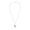 Gica Gema Green High Carbon Diamond Necklaces With 925 Sterling Silver 6*8mm Pendant Unique Design Romantic Fine Jewelry Wedding Party Gifts New Trend
