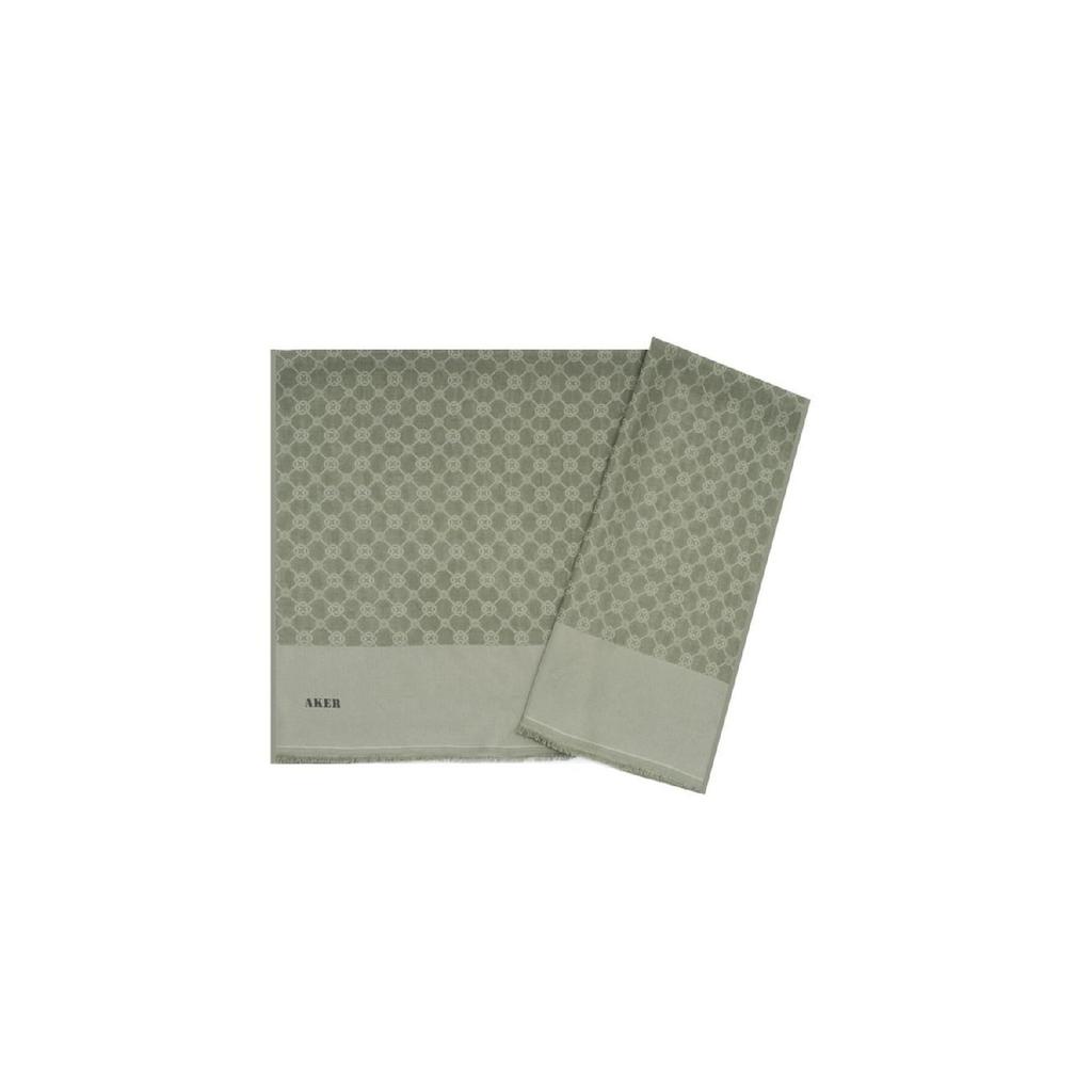 Elegance Monogram Shawl - 1090100-913 - Smoked