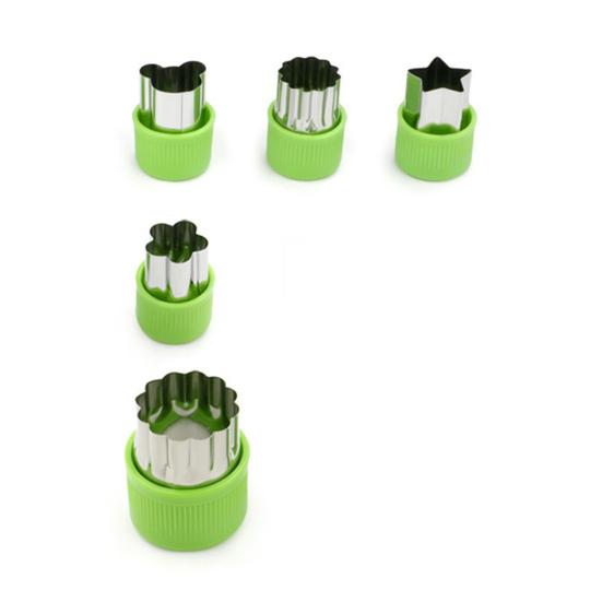 Stainless Steel Cookie Cutter Set for Food Vegetables Fruit Noodle Mold for DIY Pastry Biscuits Food-Grade Reusable Essential Kitchen Tool for Home