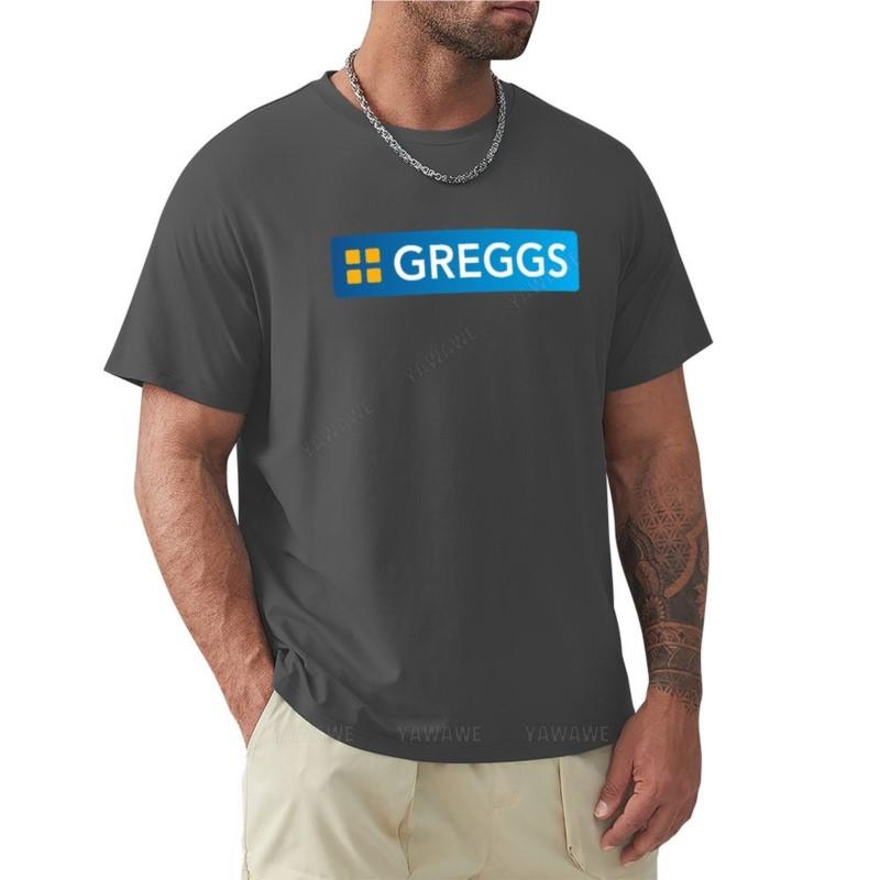 man black tshirts summer t-shirt Greggs Logo T-Shirt t shirt man cat shirts vintage t shirt mens white t shirts