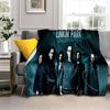 HOT L-Linkin Park Rock Band Classic Soft Plush Blanket,Flannel Throw Blanket for Living Room Bedroom Picnic Bed Sofa Cover