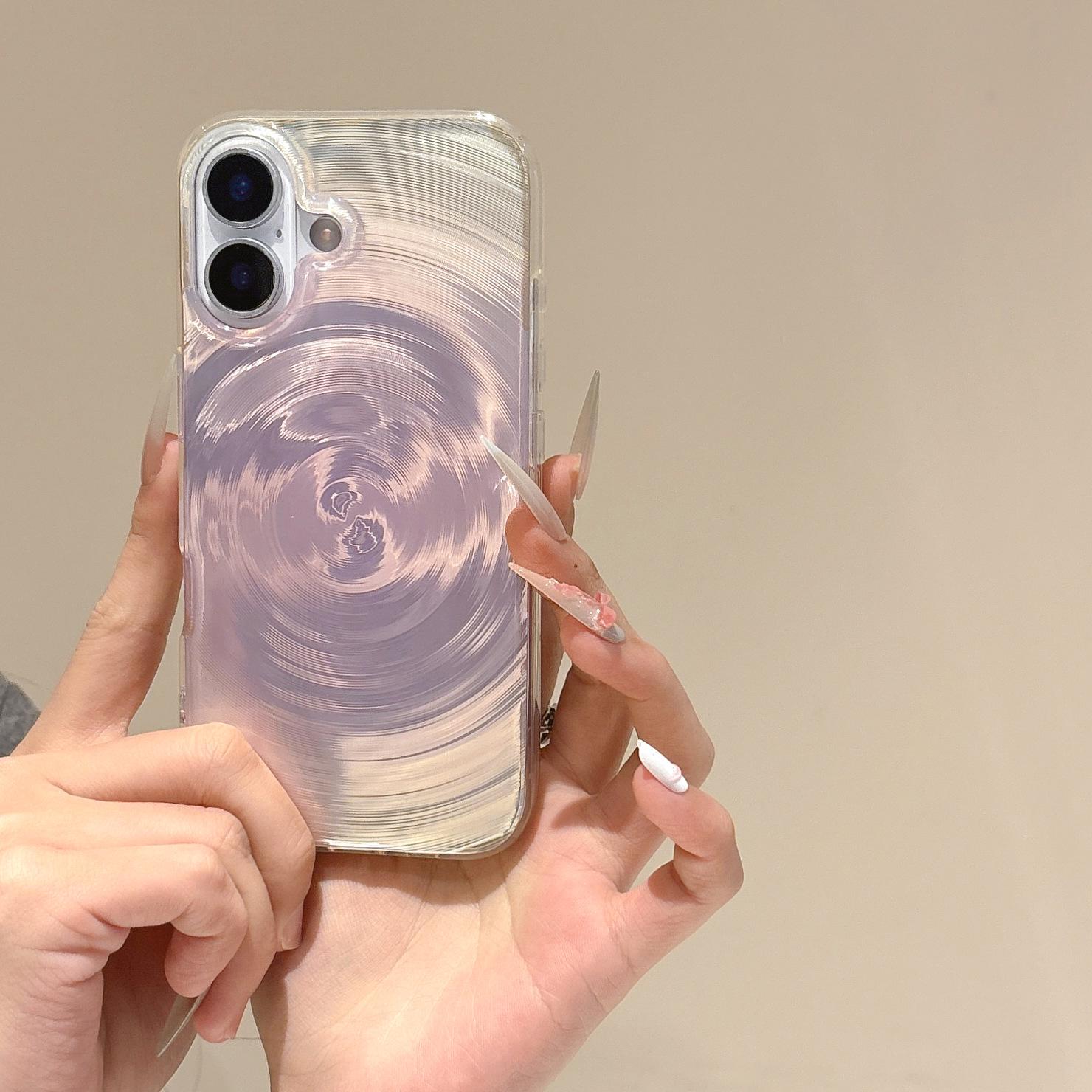 

Mint Green Swirl Pattern iPhone 16 Pro Max Case for Apple 17 Niche 15/14 16 Pro Max