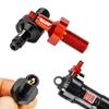 Bicycle Air Rear Shock Absorber Valve Adapter Aluminum Alloy Bike Rear Gallbladder Inflation Nozzle Tool Bike Pressure Reducer