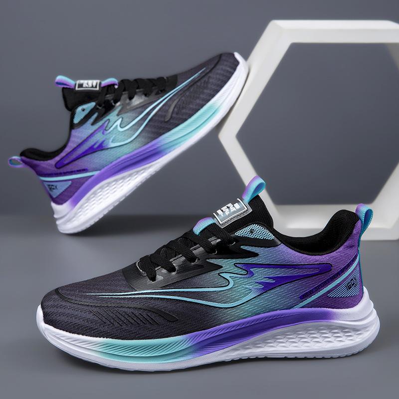 New men's mesh shoes breathable sports shoes casual shoes running shoes lightweight shoes non-slip versatile men's shoes