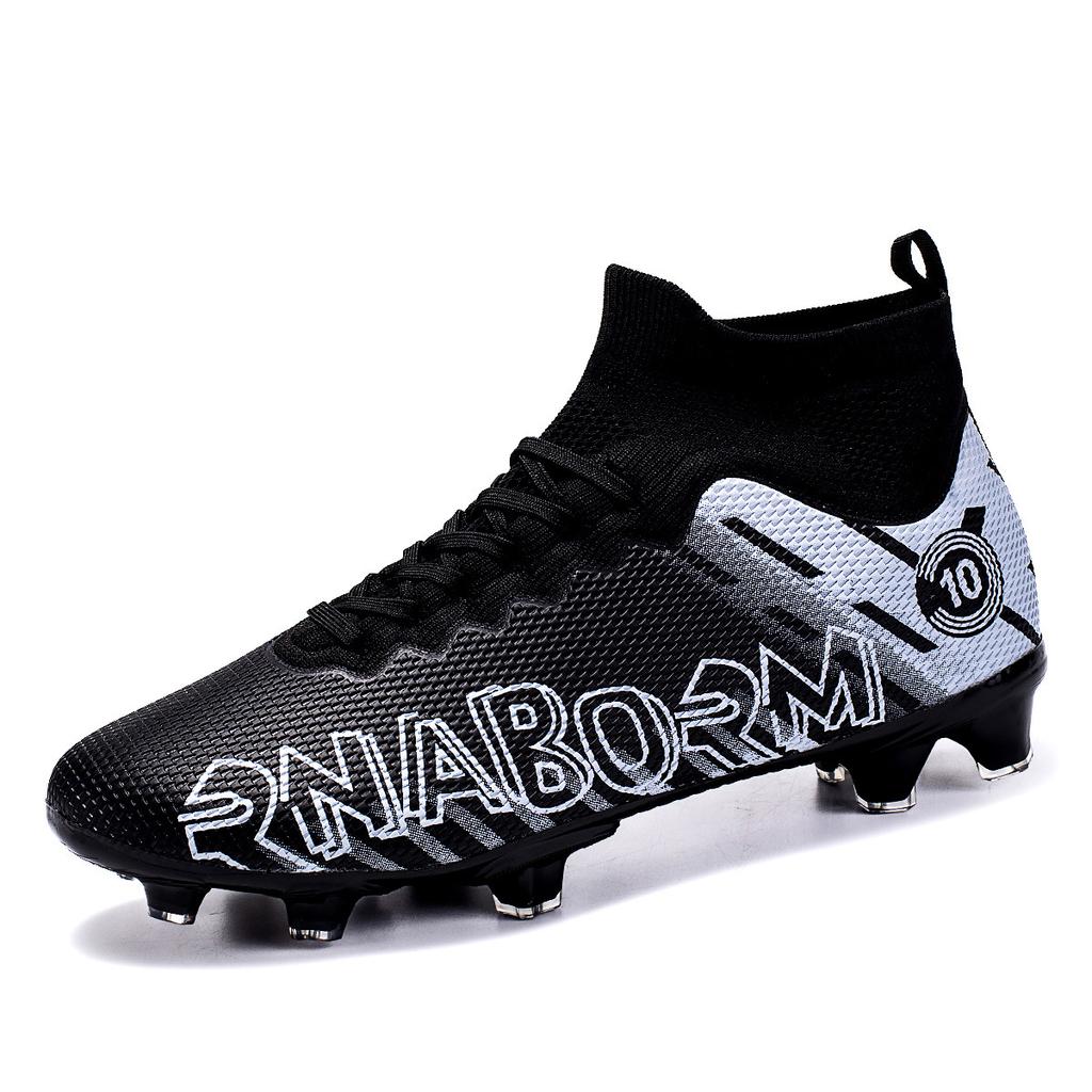 Übergröße neue Fußballschuhe Herren- und Damen-Außenhandel High-Top-Sneaker lange gebrochene Stollen Jugend-Trainings-Sneaker