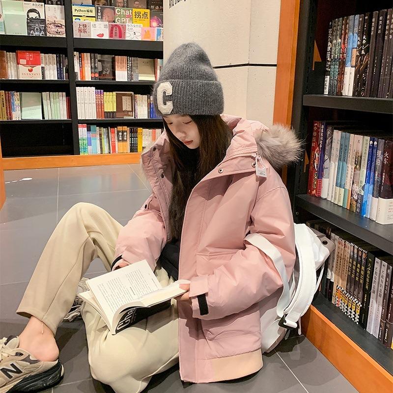 Export winter women's cotton-padded jacket short bread jacket large size cotton-padded jacket women's jacket tide