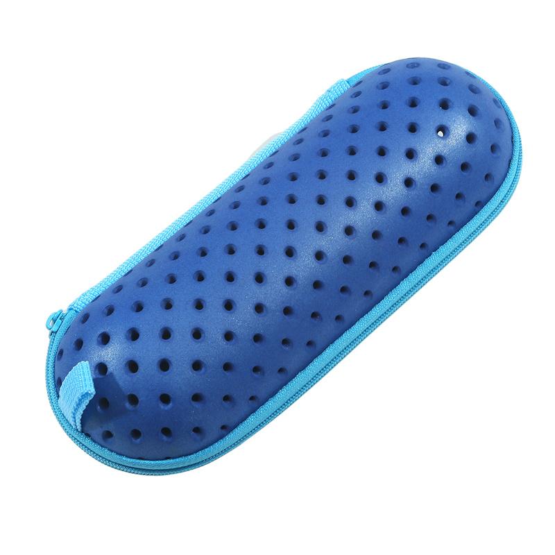 Swimming Goggle Storage Box EVA Glasses Organizer Lightweight Multi Purpose Hollow Out Breathable Round Hole Swim Goggle Case