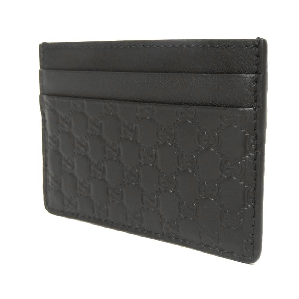 Used 9539 Micro Guccissima Card Holder 262837 BMJ1N 1000 7946 Logo Embossed Double G Pass Case Excellent Condition GG