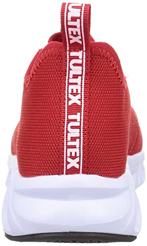 Tartex AZ51667 Safety Shoes, Work Shoes, Resin Toe Cap, Lightweight, Breathable, Cushioned Knit, Heel Tread, 3E, Red, Size 28.0 cm