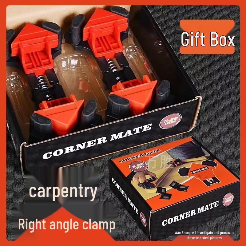 Adjustable 90° Right Angle Woodworking Clamp for Frames