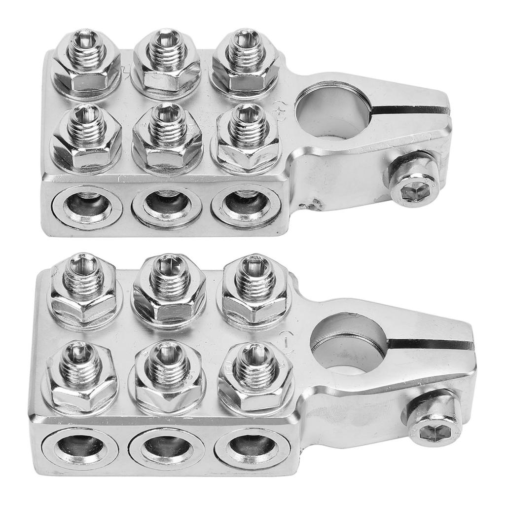 Battery Terminals Connectors Heavy Duty 12 Way Car Battery Terminals Clamps for SAE DIN EN Tapered Top Post