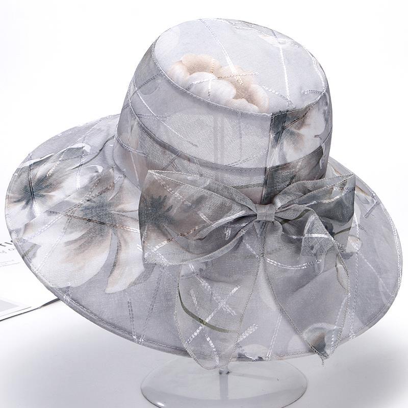 Middle Aged and Elderly Women's Hats Spring and Summer Mothers' Sun Protection Hats Fisherman Hats Breathable Hats