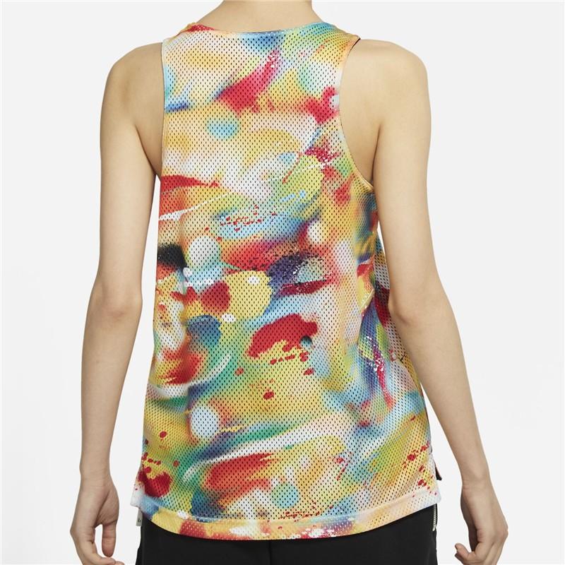 Nike Tie-Dye Print Full Print Sleeveless Sports Tank Top Women Tops Multicolor DJ5221-010