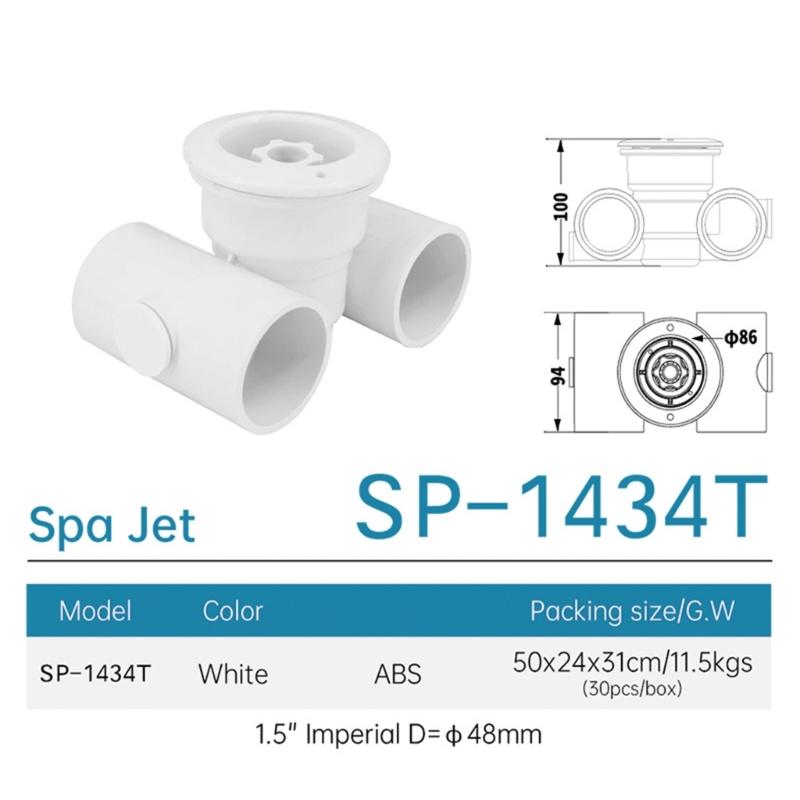 Universal Pool Water Jet Nozzle With Multiple Angles Adjustment Rotatable Pool Massage Nozzle for Swimming Pool