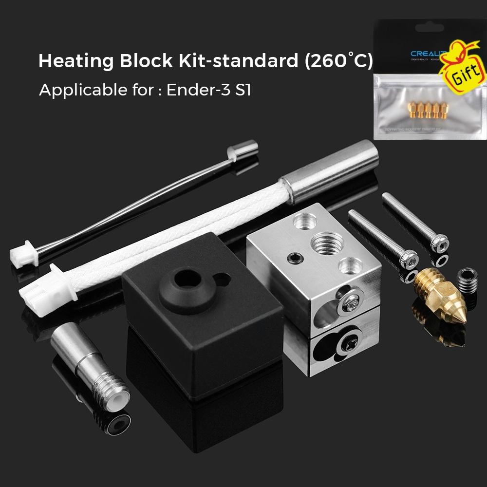 Creality Official S1 Hotend Kit 300° Upgrade Bimetal Heat Break Throat 1.75mm Stainless Steel Copper Plating Tube For S1/S1 Pro