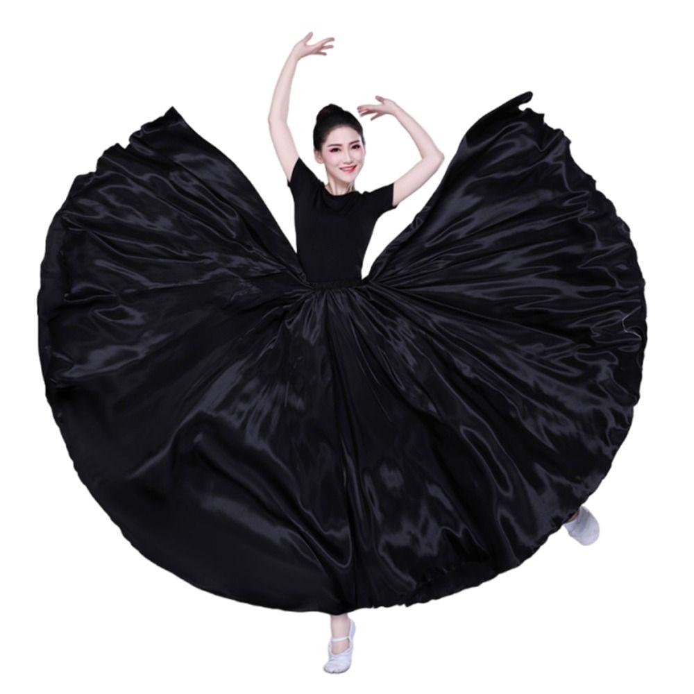 Carnival Spanish Flamenco Skirt Polyester Belly Dance Dress Fashion Paso Doble Dance Dress Women