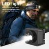 Head Mounted Body Video Camera LED Headlamp 1080P Head Mounted Action Camera Rechargeable 2MP Intelligent Sensing for Camping