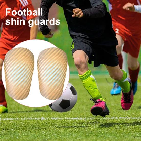 1 pereche de mini paratibie de fotbal cu model de fibre anti-alunecare copii adolescenti adulti jucatori tibie miniaturale protectoare jocuri de fotbal echipament de protectie