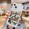 Soft Cute Flower Pouzdro na telefon pro iPhone 11 Pouzdro pro iPhone 13 15 12 14 Pro Max XS X XR 7 8 SE Shockproof Clear Aesthetic Cover