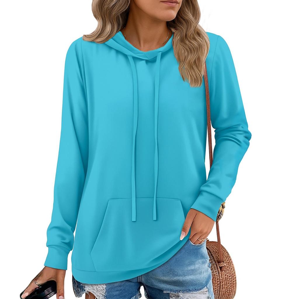 Womens Pullover Hoodies Teen Girls Fashion Hooded Sweatshirt Womans Fall Tunic Top