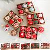 6pcs Hanging Felt Christmas Ball Wool Felt Christmas Pendant Colorful   Xmas Tree
