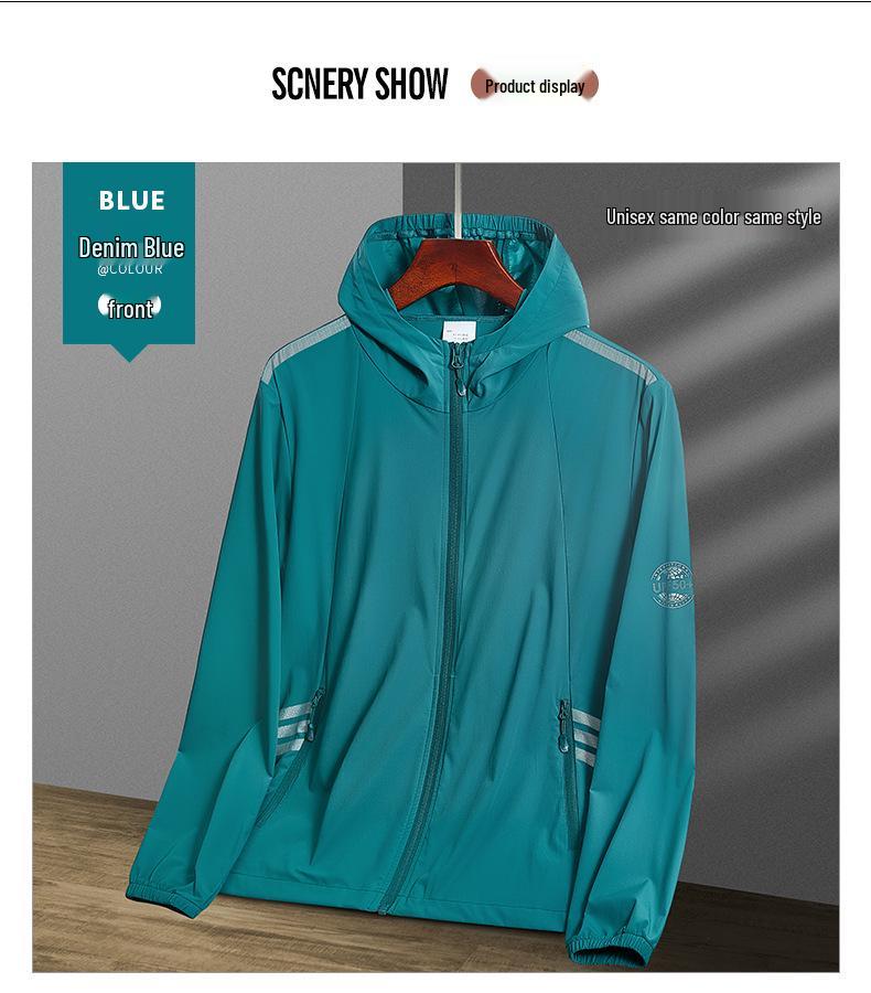 UPF50+ Atmungsaktive Nylon-Spandex-Sonnenschutzkleidung für Männer und Frauen, Anti-UV, Logo anpassbar