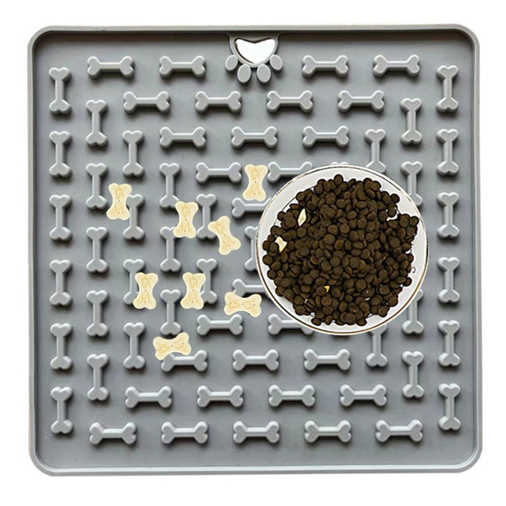Buy Pet Dogs Cats Slow Food Bowls Lick Mat Training Silicone Treat