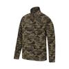 Mountain Warehouse Men's Camber II Camo Half Zip Fleece Top
