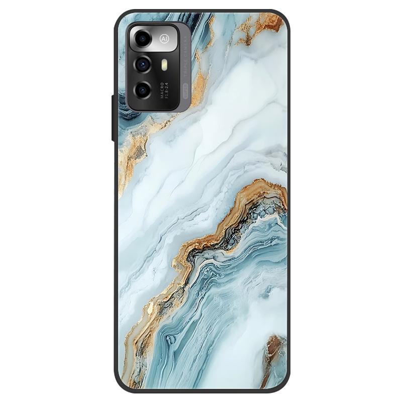 Etui na ZTE Blade A72 5G Marmurkowe Silikonowe Miękkie Odporne na Wstrząsy TPU Tylna Pokrywa dla ZTE A72 5G A 72 Etui 7540N Funda Shockproof Coque
