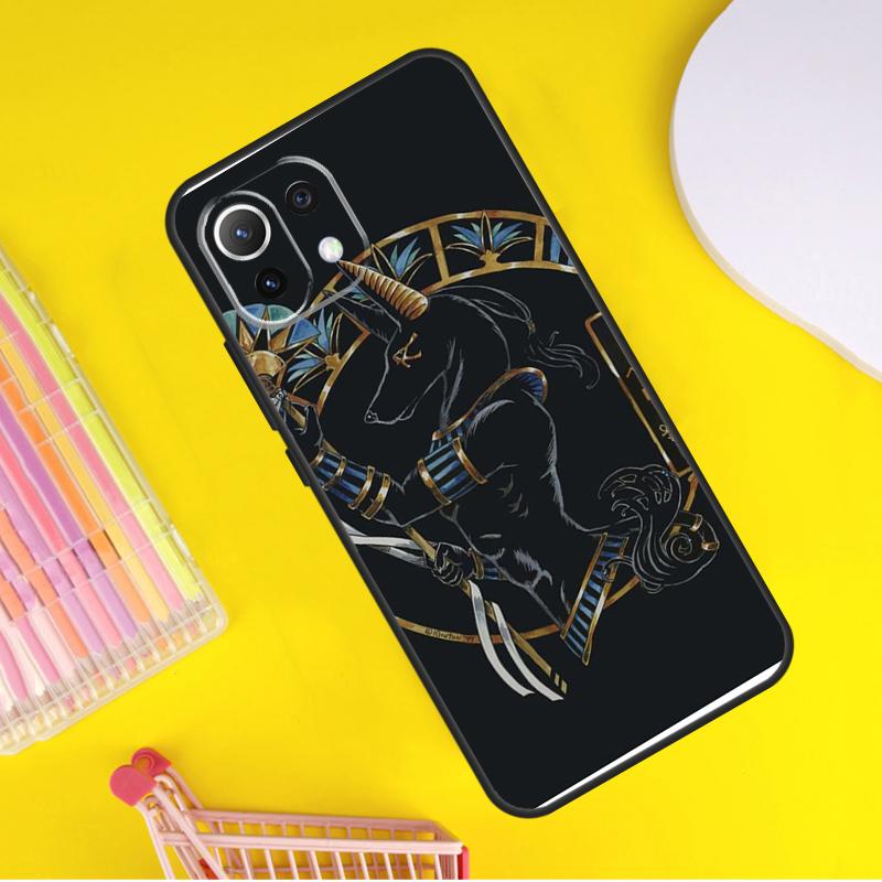 Egypt Nefertiti Anubis Ankh Cover For Xiaomi 14 13 Ultra 11T 12T 13T 14T Pro POCO X7 Pro X3 X5 F3 F5 F6 M6 X6 Pro Case