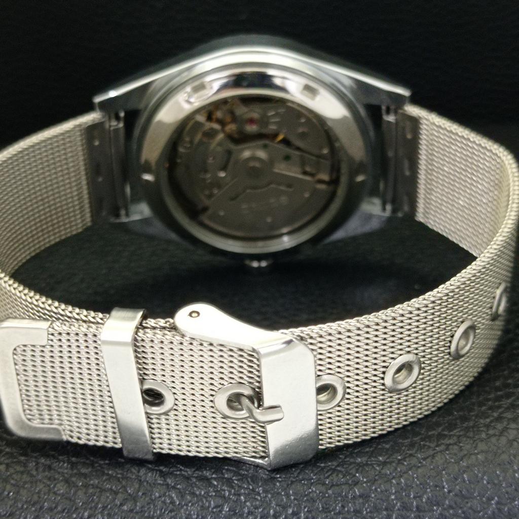 AUTOMATIC VINTAGE REFURBISHED SEIKO 5 6309A JAPAN MENS BLACK WATCH a440678-9 Sk-a440678-1