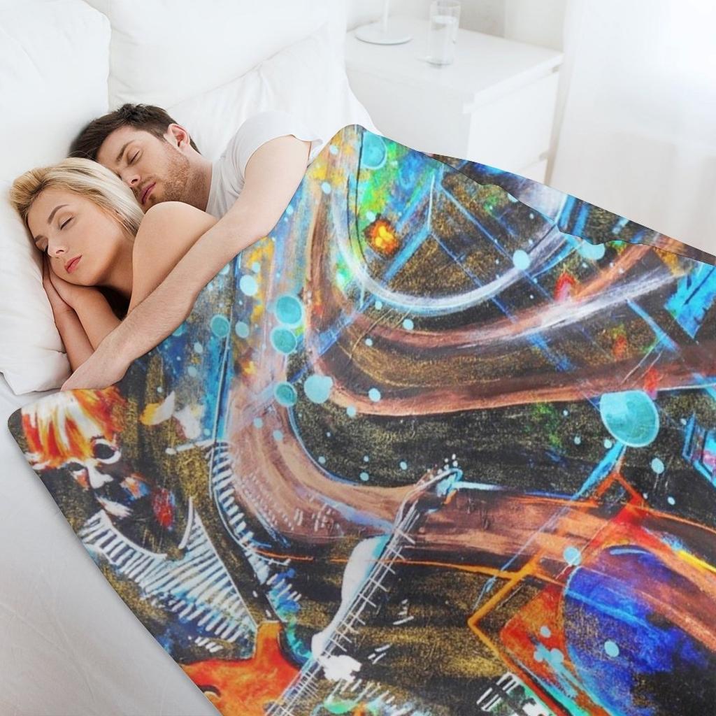I Can Make You Slip - Design 1 Throw Blanket Moving Soft Big Beautifuls Flannel Blankets