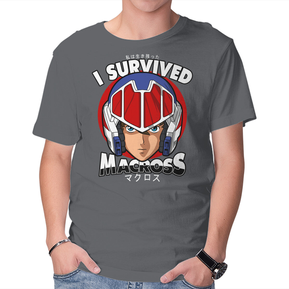 Unisex Crew Neck T-Shirt I Survived The Capital Ship Graphic Short Sleeve Casual Tee M