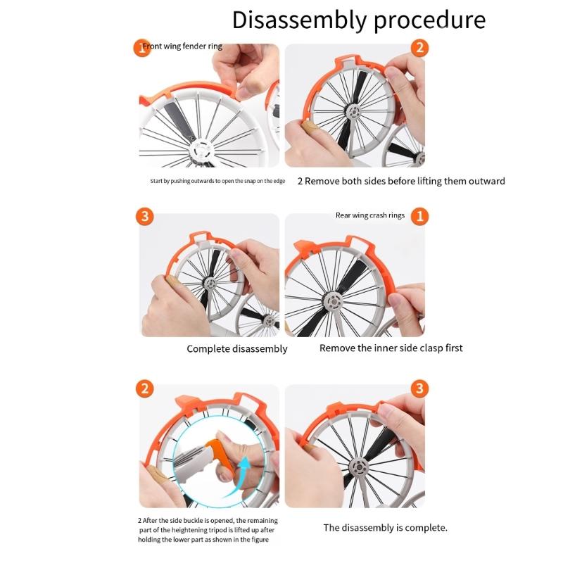 Protective Bumpers Rings for Flip Drones Accessories Propellers Guard AntiCollision Impact Protectors Props Bumpers Guard